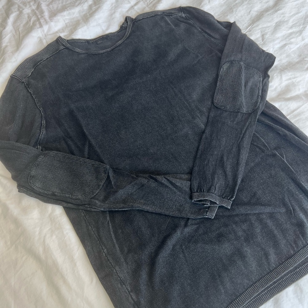 Dark Grey John Varvatos Long Sleeve Shirt Men size L